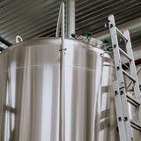Bright Tank Brewing. Dark brewery hero and the tap list.